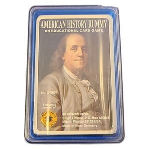 Safari Limited Sealed‎ Card Game American History Rummy Smithsonian Institution